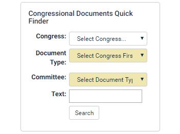 broaden and narrow your search by each category. Your search results will display facets, allowing you to further refine your results. Congressional Reports - NEW!