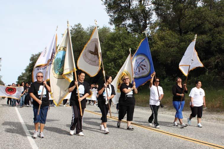 Increasing the Tribal Response to Sexual Assault LA JOLLA BAND OF LUISENO INDIANS HISTORIC WALK FOR JUSTICE The month of April has been designated Sexual Assault Awareness Month in the United States.