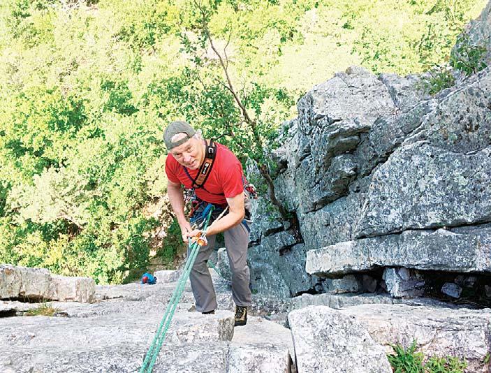 Massive and intimidating, the craggy landscape of Seneca Rocks draws serious rock climbers from Washington, Pittsburgh and elsewhere to its fiercely vertical routes.