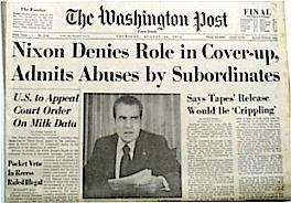 Watergate became a major scandal when President Nixon
