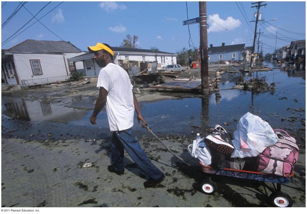 Environmental Push and Pull Factors Hurricane Katrina: a major natural