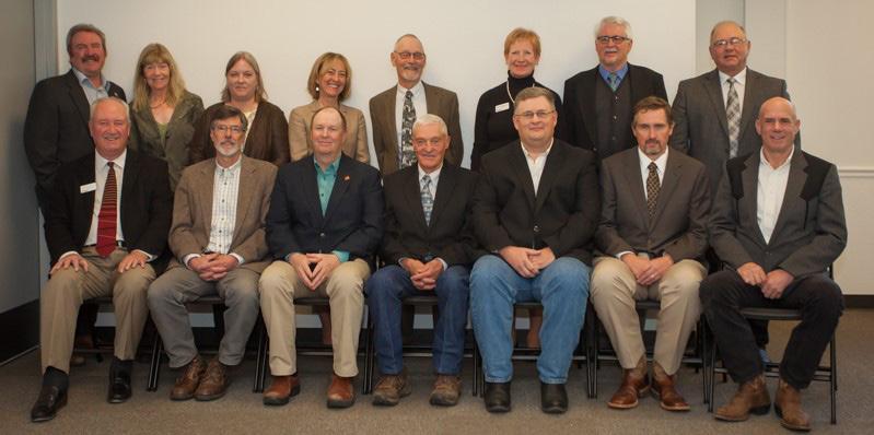 Board of Directors January 2018 Quarterly Meeting News Summary Page 1 The Colorado River District Board of Directors for 2018 are from left, sitting: Steve Acquafresca of Mesa County, John Ely of