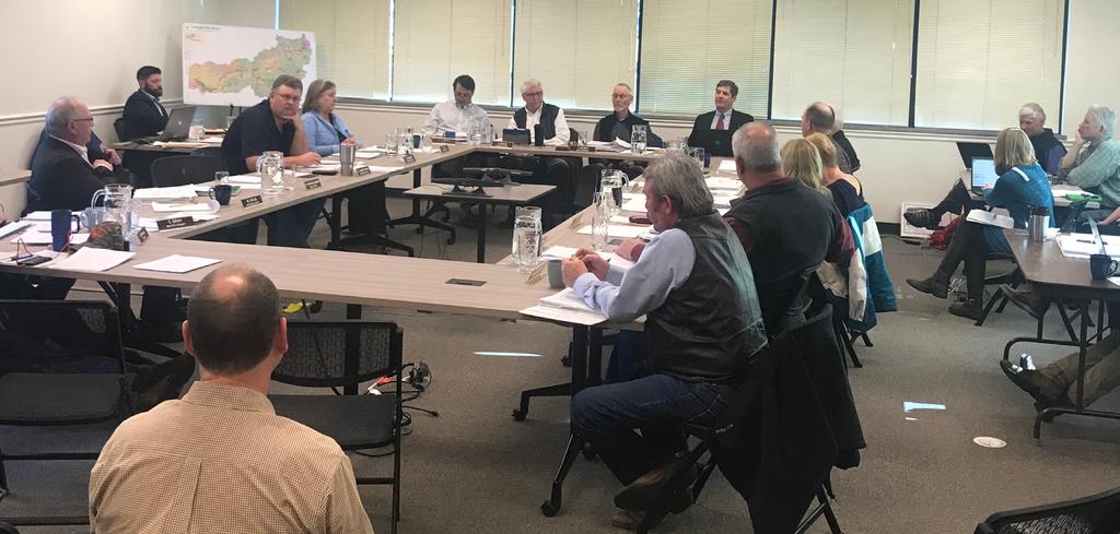 Board of Directors Meeting Summary Page 8 January 2018 The January 2018 Quarterly Board meeting inaugurated the Colorado River District s new Board Room.