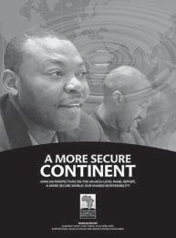 VOLUME 3 THE AU/NEPAD AND AFRICA S EVOLVING GOVERNANCE AND SECURITY ARCHITECURE The state of governance and security in Africa under the African Union (AU) and The New