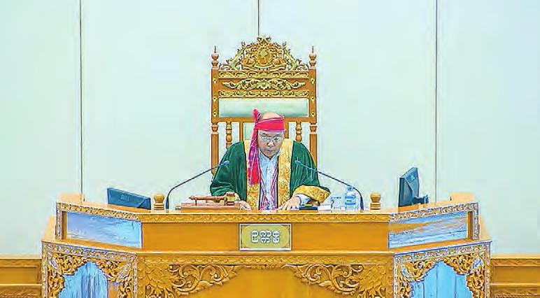 During yesterday s session, Deputy Minister for Home Affairs Pyithu Hluttaw Pyithu Hluttaw approves bill to amend Ward or Village-tract Administration Law Maj-Gen Aung Soe responded to calls for