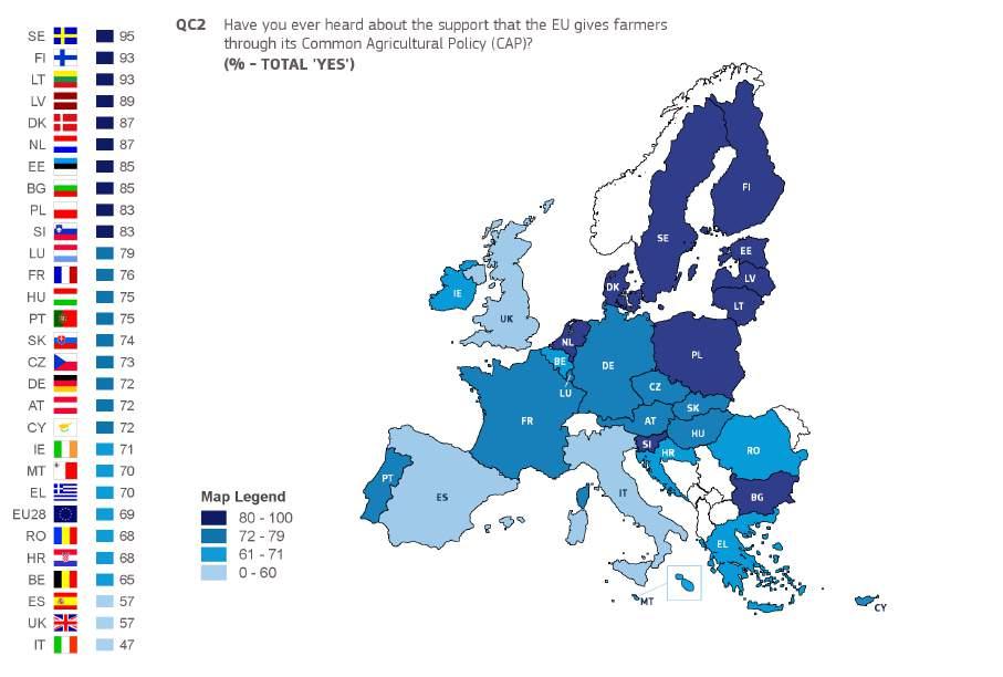 22 In Lithuania (24%) and Ireland (20%), one in five