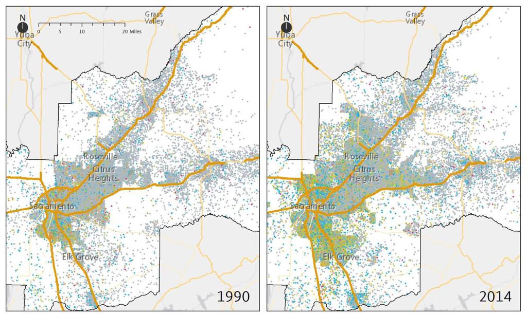 Demographics How is the area s population changing over time?