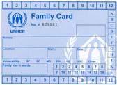 HANDBOOK FOR REGISTRATION Annex 15 Annexes Standard Registration Materials Family card Used in conjunction with the control sheet (see previous item), as a temporary