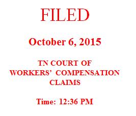 IN THE COURT OF WORKERS' COMPENSATION CLAIMS AT KINGSPORT Katherine Perrault Employee, v. Gem Care, Inc. Employer, And, Technology Ins. Co. Insurance Carrier. Docket No.