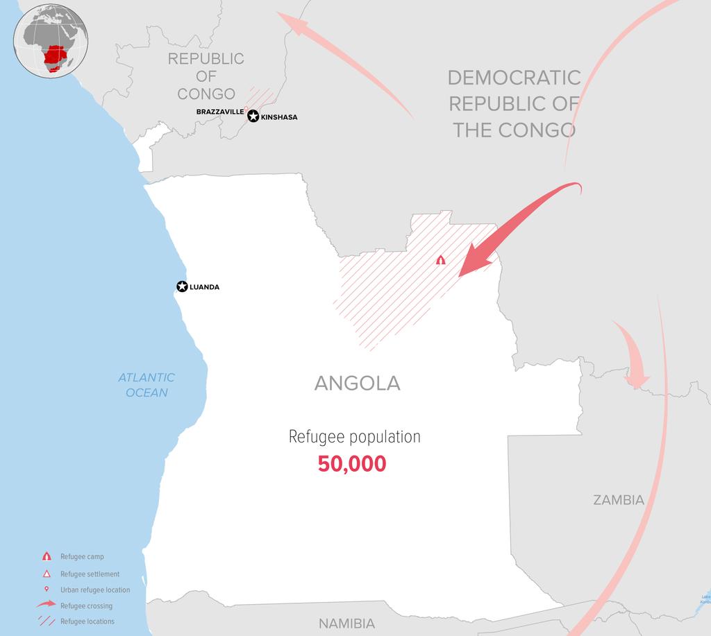 2018 PLANNED RESPONSED 50,000 PROJECTED REFUGEE POPULATON The Democratic Republic of the Congo Regional Refugee Response Plan US$ 66M REQUIREMENTS 14 PARTNERS INVOLVED Refugee Population Trends