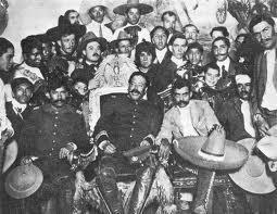 1915 Emiliano Zapata (south) and Pancho Villa (north) share power U.S.