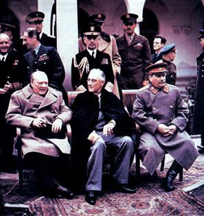 The Big Three at Yalta Winston