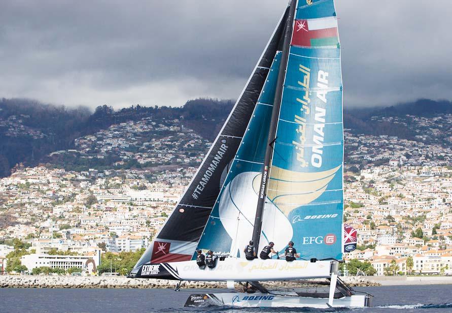 SPORTS 39 Omani team still five points adrift of Alinghi s provisional total Oman Air in peak form going into fi nal in Marina Funchal MUSCAT, Sept 25: Oman Air were in peak form in Marina Funchal on