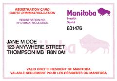Protecting your personal health information You can choose to use your Manitoba Health card as proof of residency.