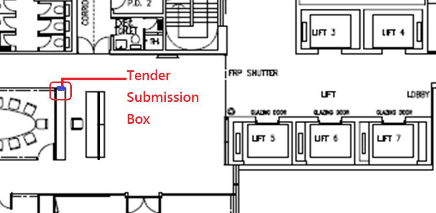 Annex E LOCATION PLAN OF THE TENDER SUBMISSION BOX Location Plan of Tender