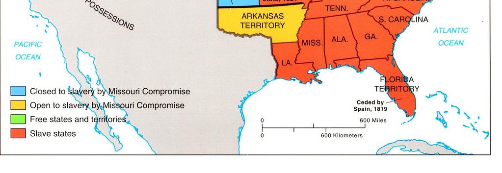 Compromise: Missouri would be a slave state, Maine would be a free state, any new territory above 36 degrees North. Why was this important?