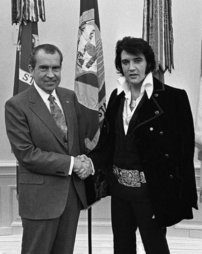 President Nixon welcomes Elvis