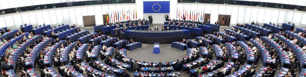 European Parliament and European Court of Justice European Parliament The voice of the people European citizens directly elect members for five-year terms.