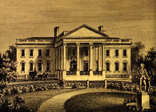 Jackson intended to involve his supporters in far more than White House parties. In 1830, President Jackson completed the North Portico of the White House.