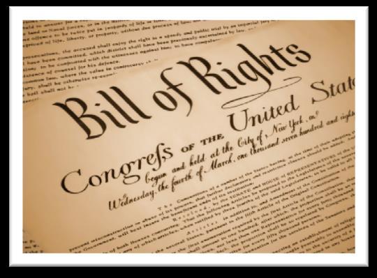 Federalist Opposition to the Bill of Rights: o It was unnecessary in a constitutional republic founded on the idea of popular