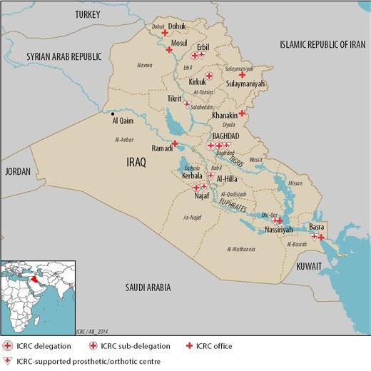 IRAQ The ICRC has been present in Iraq since the outbreak of the Iran-Iraq war in 1980.