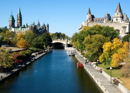 Canals The Rideau Canal from Ottawa to Kingston opened in 1832 It was considered to be