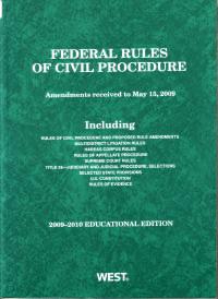 ) 2008 Revised Edition Federal CIVIL JUDICIAL PROCEDURE and RULES