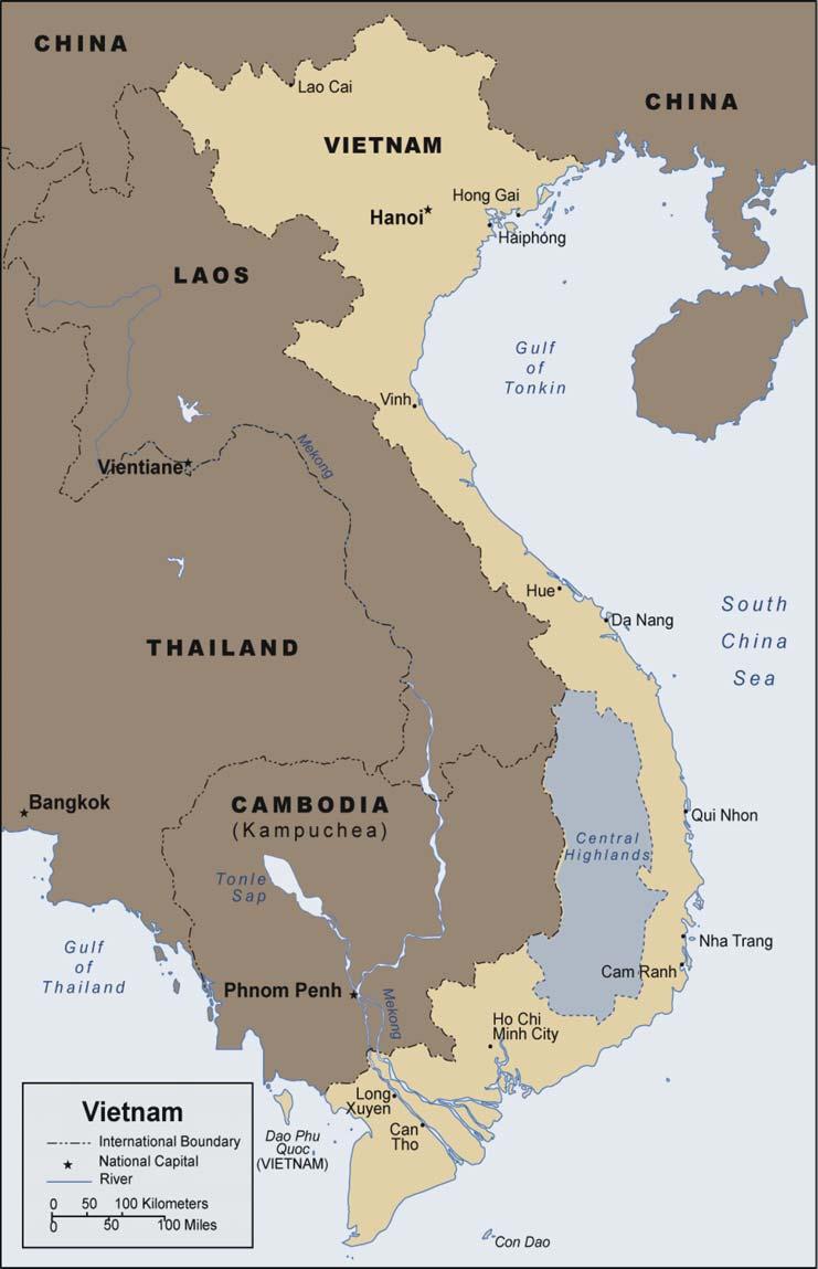 Figure 1. Map of Vietnam Source: Map Resources.