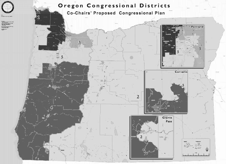 U.S. House seats Oregon had five U.S. House seats in the decades of the 90s and the 00s, and it keeps five though it came close to adding one more in the 10s.