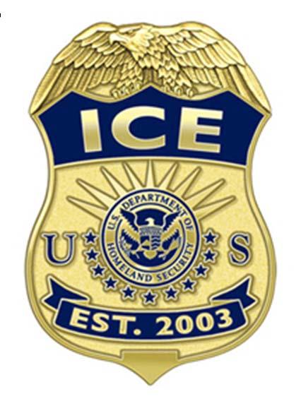 ICE Immigration & Customs Enforcement Part of Homeland Security Includes former Immigration &
