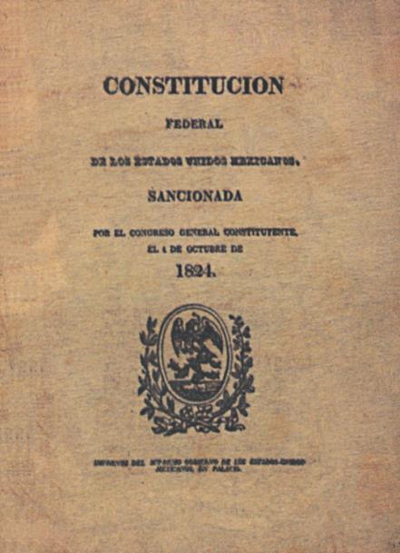 Mexican Constitution of 1824 Modeled after the U.S. Constitution. The republic took the name of United Mexican States. Texas and Coahuila merged together as a state.