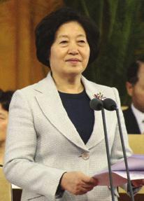 President of China State Council premier Xu Qiliang (62) Sun