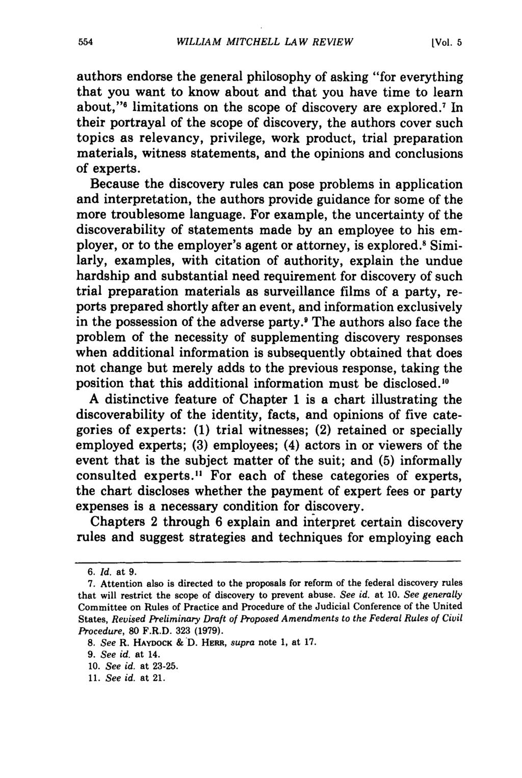 William Mitchell Law Review, Vol. 5, Iss. 2 [1979], Art. 10 WILLIAM MITCHELL LAW REVIEW [Vol.