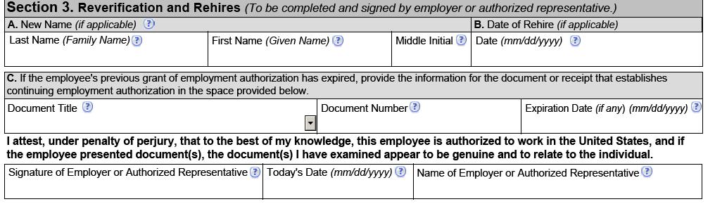 authorization document than originally presented Do not