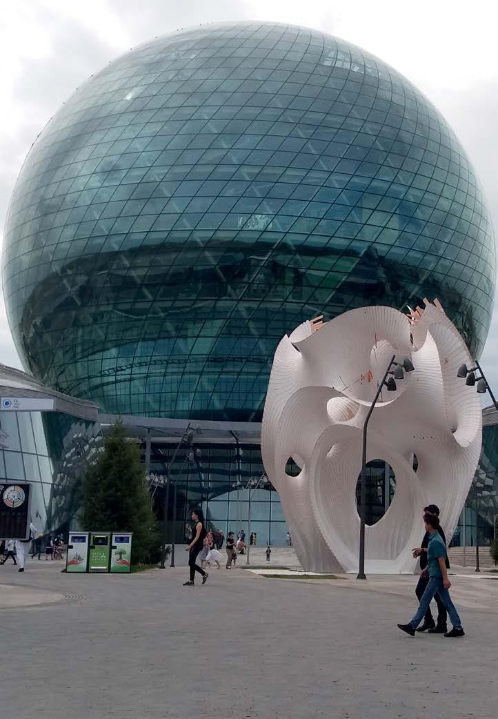 SECRETARIAT Economic and environmental activities Site of the world exhibition, EXPO-2017: Future Energy in Astana, where the OSCE presented its activities in one