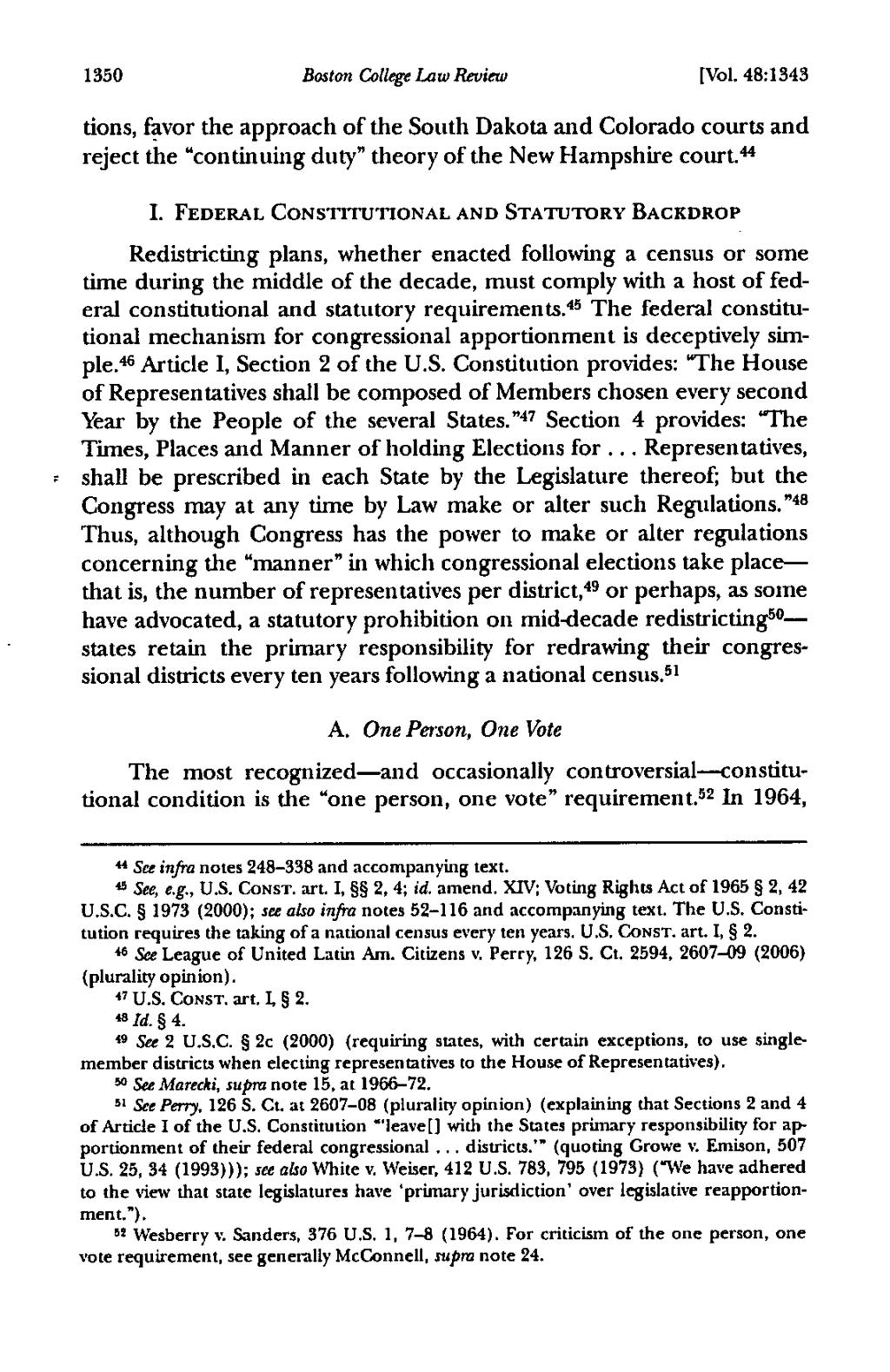 1350 Boston college Law -Review [Vol. 48:1343 dons, favor the approach of the South Dakota and Colorado courts and reject the "continuing duty" theory of the New Hampshire court." I.