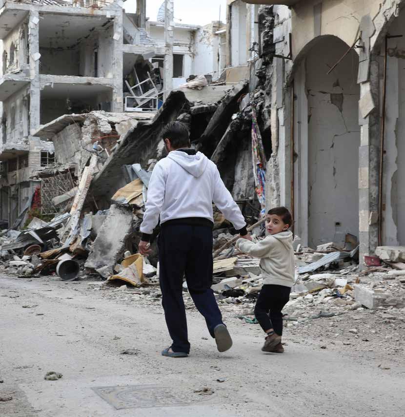Residents of the old Homs neighbourhood in the Syrian Arab Republic have been severely affected