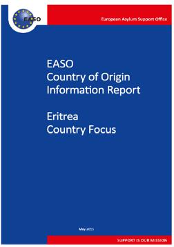 The Board also elected a new deputy chair, namely Mr. David Costello (Irish representative). EASO published a new Country of Origin Information (COI) report entitled Eritrea Country Focus.