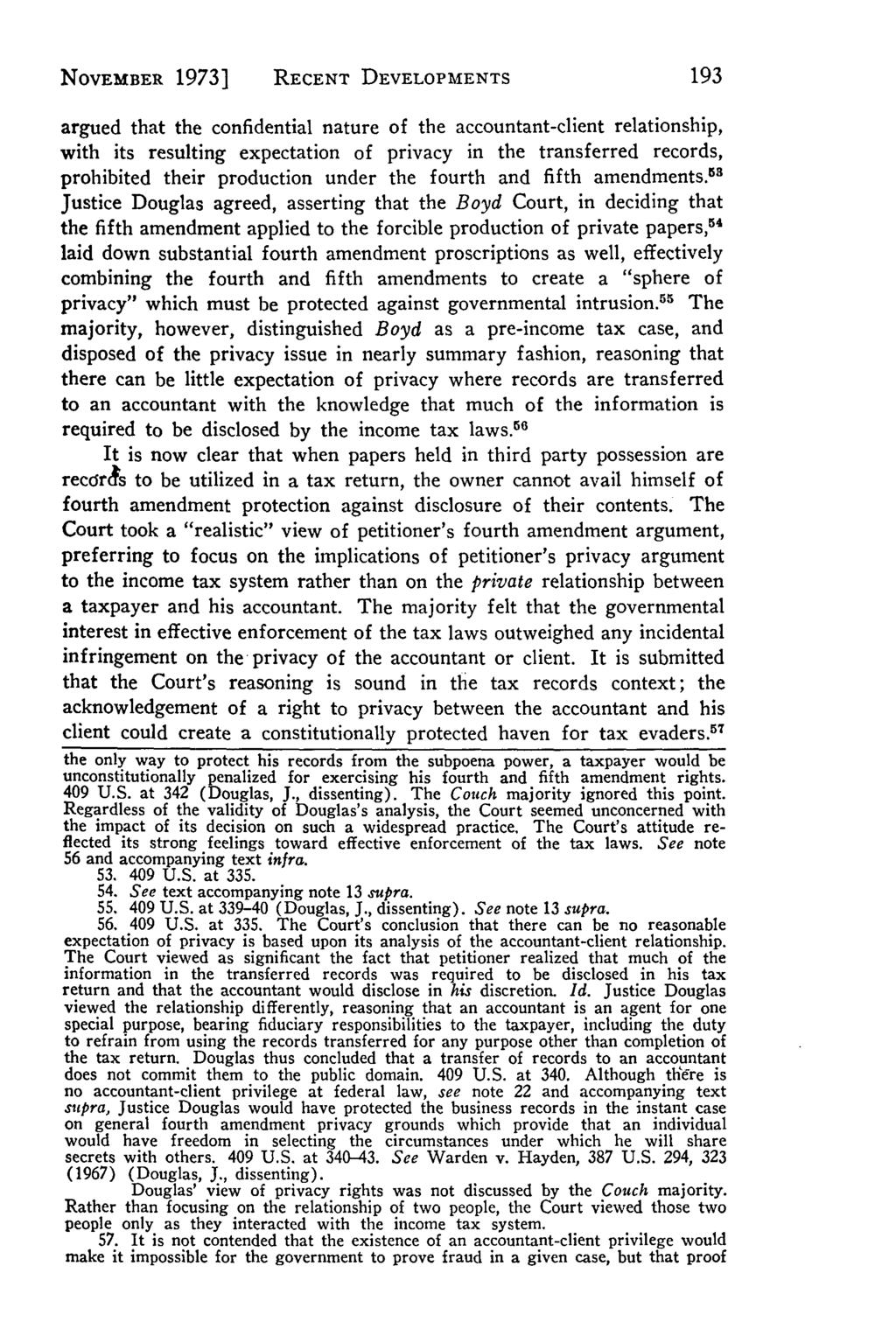 NOVEMBER 1973] Villanova Law Review, Vol. 19, Iss. 1 [1973], Art.