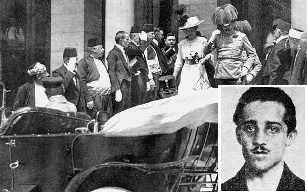 Archduke Franz Ferdinand heir to the Austro-Hungarian throne visited
