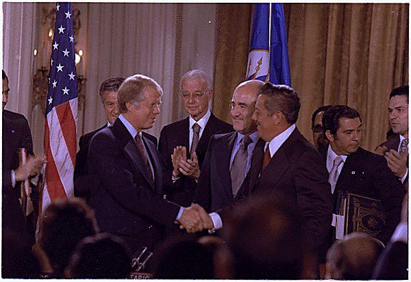 FOREIGN POLICY UNDER CARTER: Humanitarian diplomacy -- sought to base foreign policy on human rights but was criticized for inconsistency and lack of attention to American interests.
