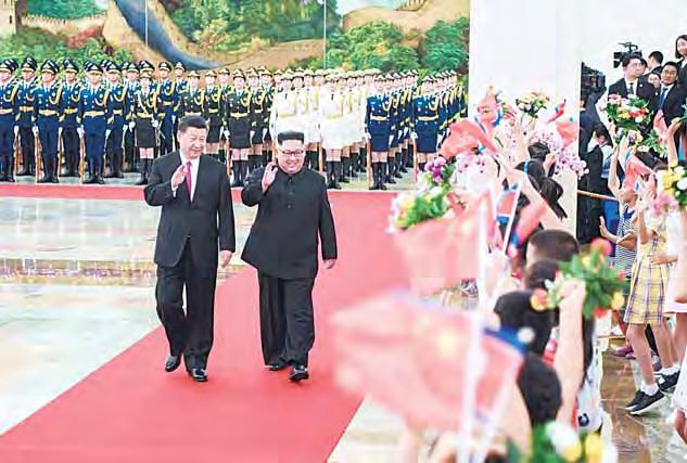 INTERNATIONAL 11 North Korea Seoul ups pressure on Kim Show concrete plan on denuclearization BEIJING, June 20, (AP): South Korea urged North Korea on Wednesday to present a plan with concrete steps
