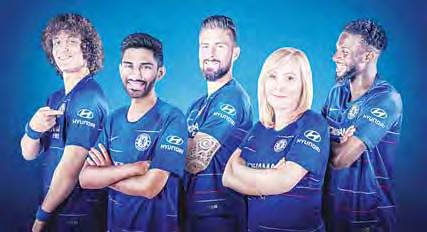 20 KUWAIT CITY, June 20: Hyundai Motor announced a multi-year partnership with Chelsea Football Club, which will see the Hyundai brand logo presented on the sleeve of the new Blues jersey in all