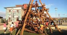Playground in Khayelitsha, South Africa. Source: Isabel Huber greater self-government in their traditional habitat, with their own initiatives within government structures.