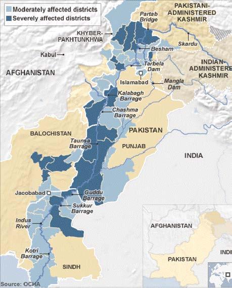 4.7.2 Displacement risk configuration With a population of 196 million, Pakistan is the second-most populous country in the region and the seventh most populous in the world.