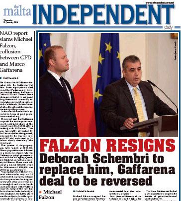14 The Voice of the Maltese Tuesday February 2, 2016 Tiddomina r-riωenja ta Segretarju Parlamentari Ftit tal-jiem ilu dak li ddomina l-a barijiet kienet ir-riωenja ta Dr Michael Falzon, Segretarju