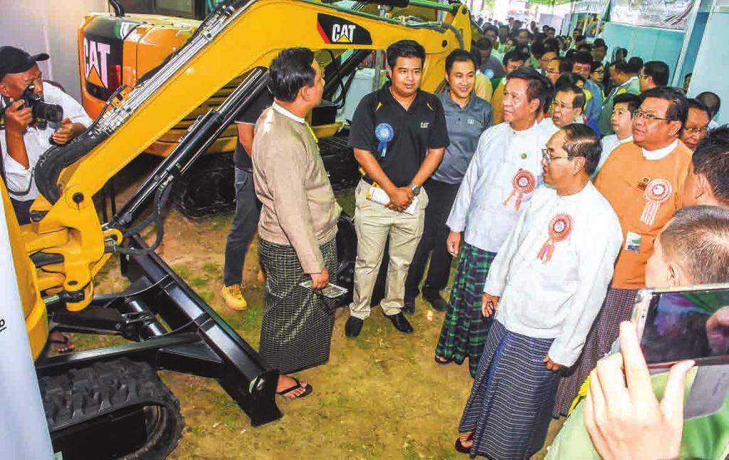 While addressing the ceremony, SMEDC Chairman Vice President U Myint Swe said this was the third MSME local regional products exhibition and competition being conducted, with the aim of developing
