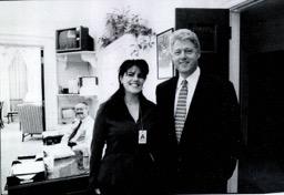 Having taken an at the White House in 1995, became the centre of the scandals of Clinton s affairs.