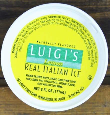 Case 7:18-cv-00321 Document 1 Filed 01/12/18 Page 5 of 15 OZ (177mL). 11. Likewise, each individual cup of Luigi s represents that it contains NET 6 FL 12. But this is not true.