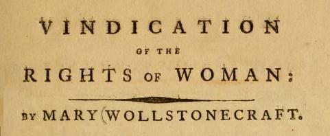 Enlightenment Ideas: Wollstonecraft Idea Thinker